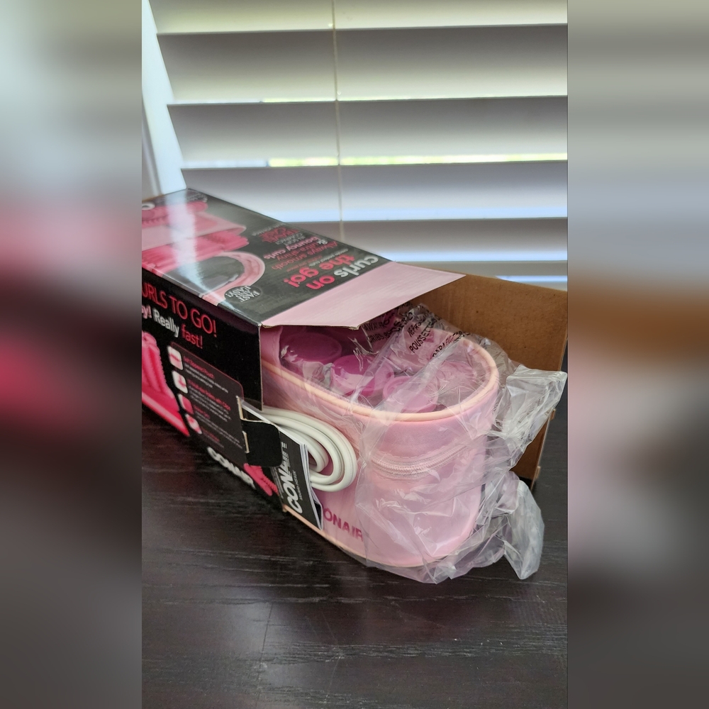 Conair Pink Heated Travel Hair Rollers with‎ Travel Case NWT - Picture 3 of 3